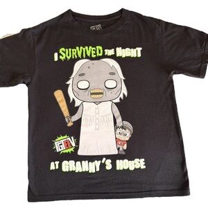 FGTV Black Graphic Kids T-Shirt